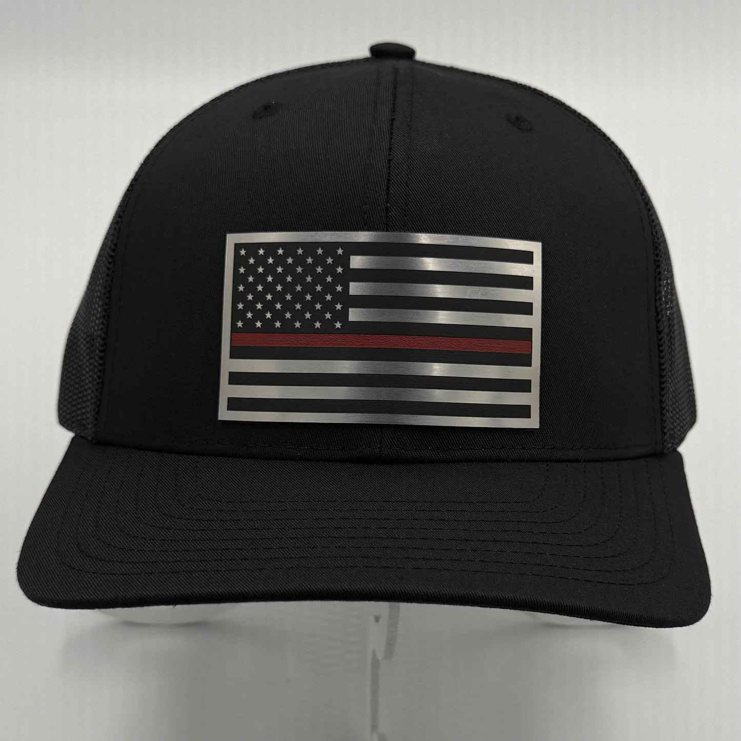 Thin Red Line American Flag Trucker Hat