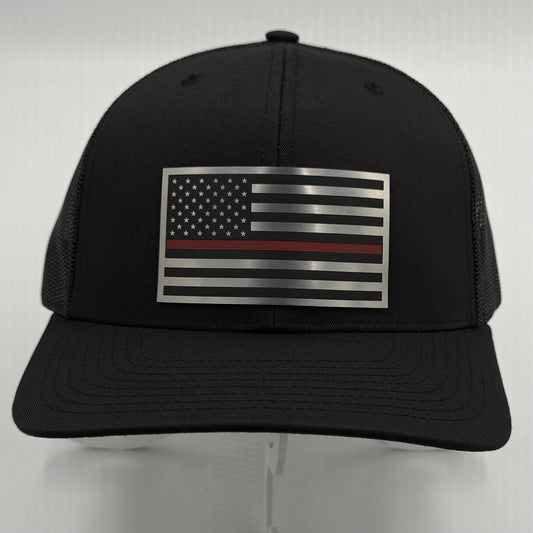 Thin Red Line American Flag Trucker Hat