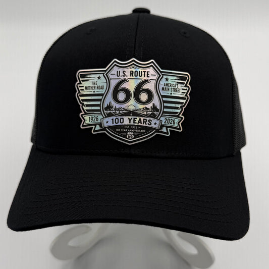 Route 66 Centennial Holographic Patch Hat