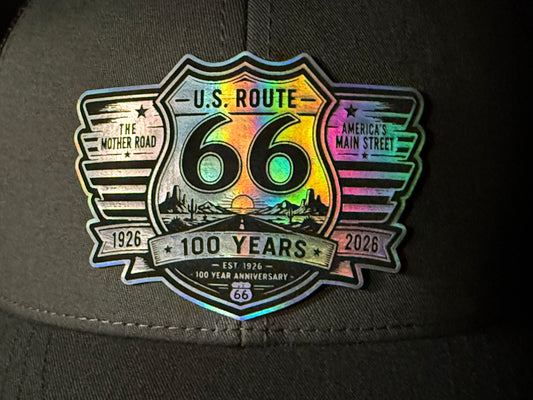 Route 66 Centennial Holographic Patch Hat